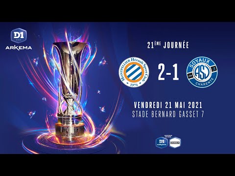 D1 Arkema, J21 : Montpellier HSC - ASJ Soyaux (2-1)