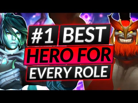 The #1 BEST HERO of EVERY ROLE - The EASY WAY to GAIN MMR - Dota 2 Tier List Guide