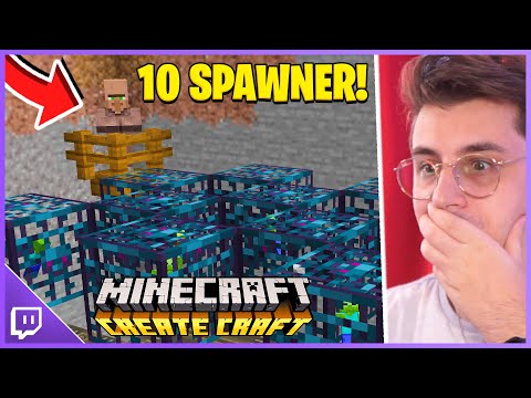 ESPLORAZIONE e POTENZIO LA FARM di MOB! - Minecraft ITA CREATECRAFT LIVE