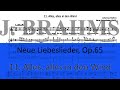 Brahms Op.65-11 (Alles, alles in den Wind)