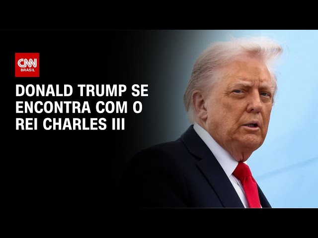 Donald Trump se encontra com o rei Charles III nesta quarta-feira (17) | CNN NOVO DIA