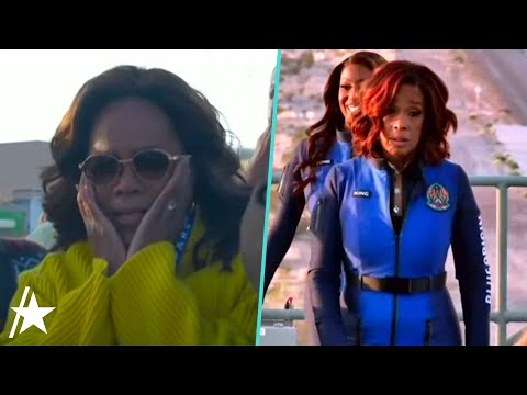 WATCH: Oprah CRIES As Gayle King, Katy Perry, Lauren Sanchez LAUNCH INTO SPACE & RETURN
