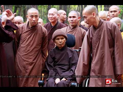 Vietnam’s influential Buddhist leader says he is back home for good