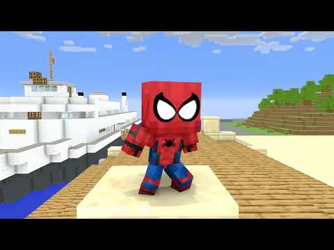 Monster School Baby Zombie Becomes Spiderman   Minecraft Animation 22