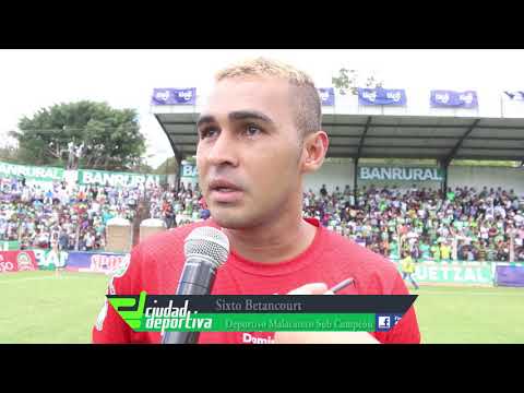 .Sixto Betancourt Jugador del Sub Campeon Deportivo Malacateoco