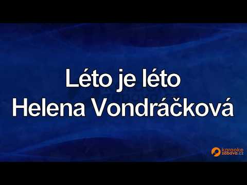 FullHD karaoke Léto je léto (Sun of Jamaica) - Helena Vondráčková - ukázka
