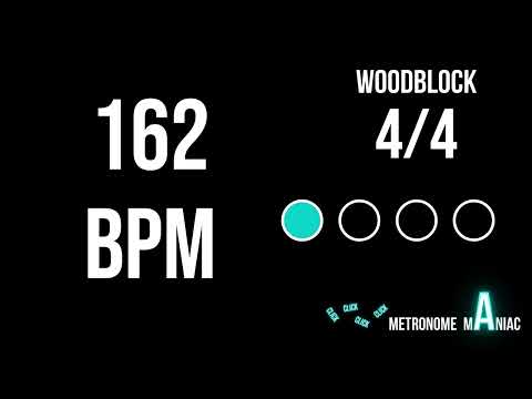 Metronome 162 BPM 4/4 - Woodblock