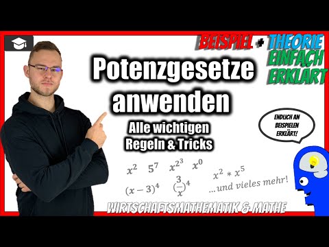 Potenzgesetze anwenden - Alle Regeln an Beispielen erklärt!