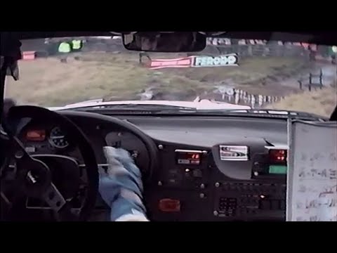 1993 Network Q RAC Rally, in-car with Kankkunen and Grist - SS2 Weston Park (4.10km)