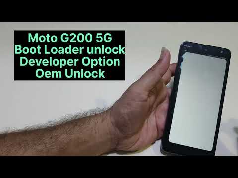 Moto G200 5G Boot Loader Unlock Oem Unlock Usb Dubuging | Developer Option