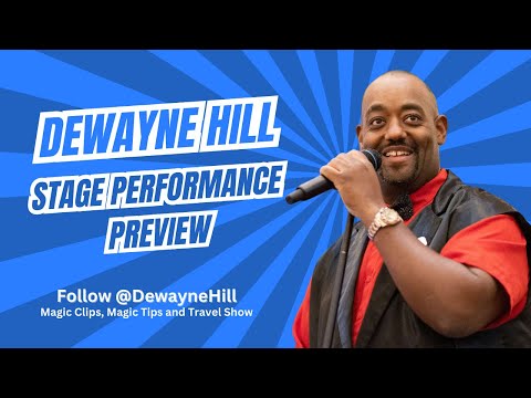 1 Corporate Comedy Magician Dewayne Hill performing ... - YouTube