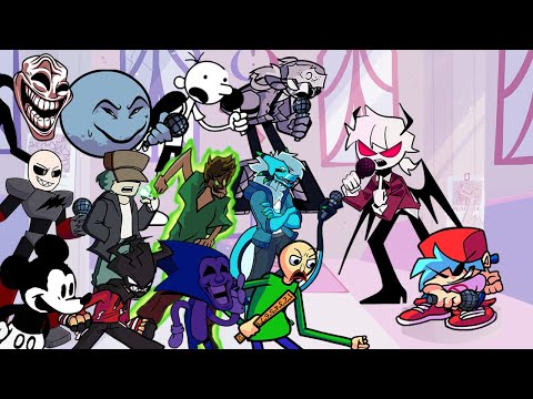 FNF Attack But Different Characters Sing It 🎶 (Everyone Sings Attack)