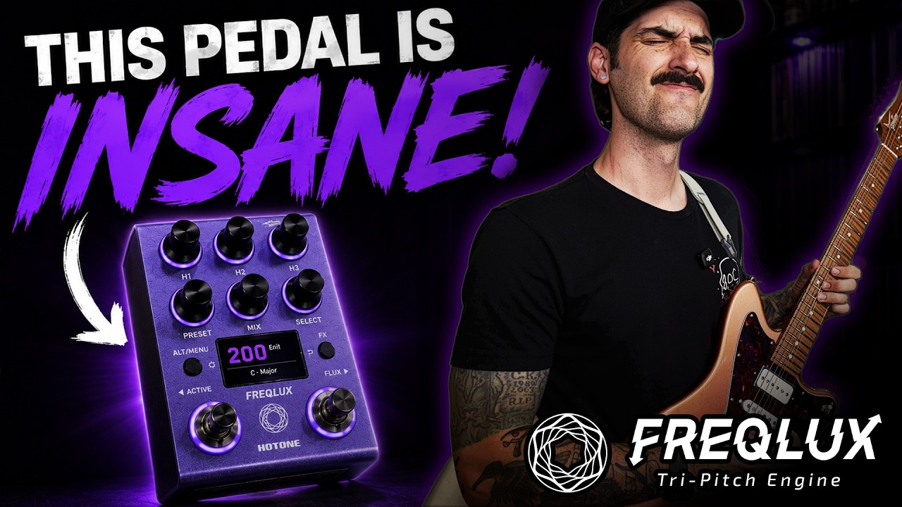 This NEW Pitch Pedal Gets INSANE&hellip; | Hotone FreQlux Review & Demo! - YouTube