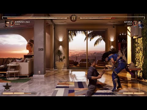 Johnny cage vs Kitana mortal kombat 1 ps5