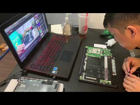 (Solved) How to fix a Laptop after Water 💧 Got Inside !! ASUS E203