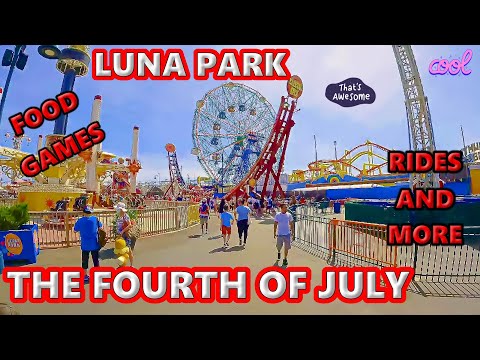 July 4th Celebration at Luna Park In Coney Island | July 4th, Summer 2022
