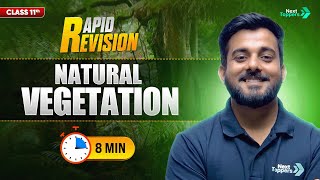 Natural Vegetation | CBSE Class 11th Geography | Full Chapter Revision in 8️⃣ Mins | Rapid Revision