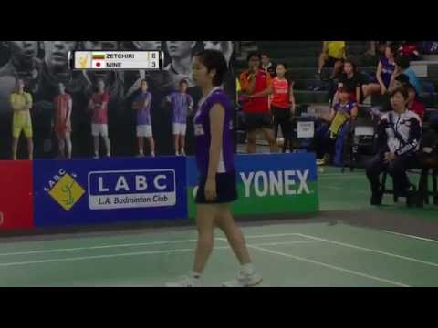Yonex US Open 2016 | Badminton SF M2-WS | Linda Zetchiri vs Ayumi Mine