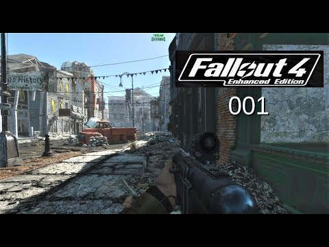 Fallout 4 Horizon 1.8 Enhanced Edition ep1 Rex Sanctuary & in Power Armor takes on a Deathclaw