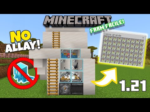 LA MIGLIORE FARM di ESPERIENZA (NO ALLAY) per fare LIVELLI su Bedrock Edition 1.21+ || MINECRAFT ITA