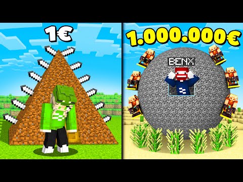 1€ ELINA BASIS gegen 1.000.000€ BENX BASIS | Minecraft