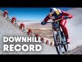 Max Stöckl Sets WORLD RECORD Fastest MTB Downhill Speed 167KPH