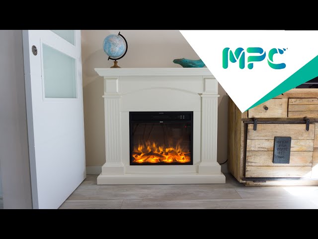 MPC Camino Ketona Boden-/Wand-Elektrokamin 1500 W Wenge video