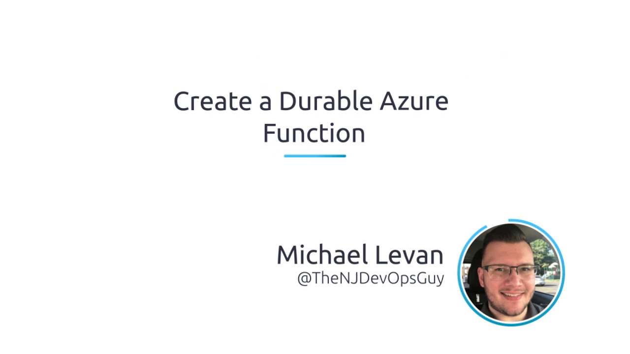 Create a Durable Azure Function