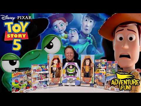 Disney Pixar TOY STORY 5 Official Movie Trailer Toy Action Figures – Toys Story Preview!