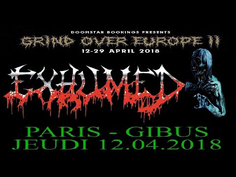 EXHUMED   Live Paris  Le Gibus 1 2 04 2018   666