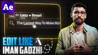 Edit like Iman Gadzhi in After Effects (Beginner Friendly)