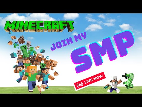 "Unbelievable Mega SMP Invite - Free Access Now! (Live)" #Minecraft #gaming