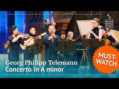 Georg Philipp Telemann: Concerto in A minor for Recorder, Oboe, Violin and Basso Continuo, TWV 43:a3