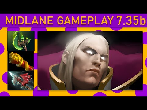 ⭐Invoker 20+ Kills! Mid Gameplay 7.35b - Dota 2 Top MMR
