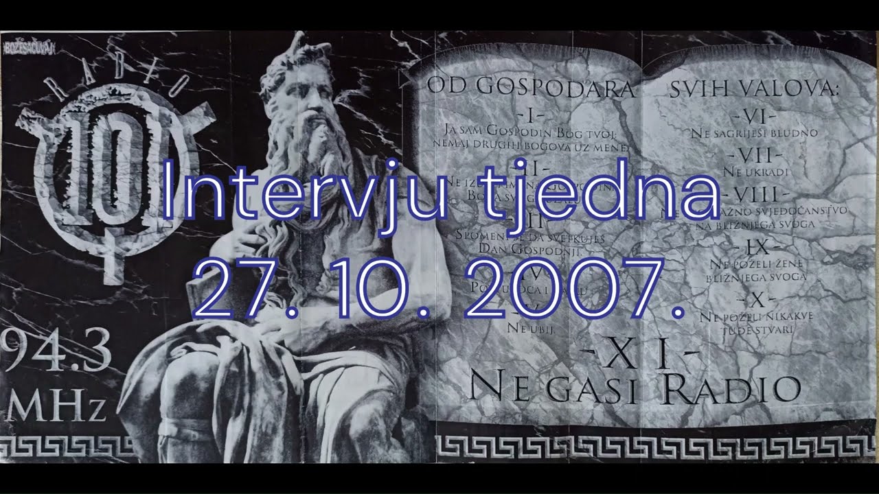 Intervju tjedna - Vesna Pusić, 2007. #radio101 #zagreb