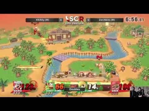 SCR Prelude II - K9sBruce/Ally Vs. Zan/Akito Doubles Semi Winners Side - Smash Wii U