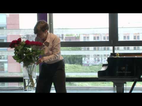 Andrea Neumann performs "Water Walk" by John Cage