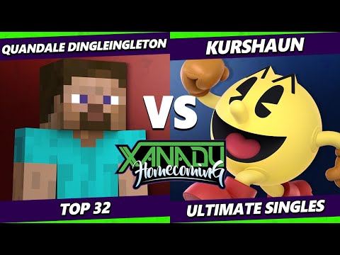 Xanadu Homecoming - Quandale Dinglelingleton (Steve) Vs. Kurshaun (Pac-Man) Smash Ultimate - SSBU