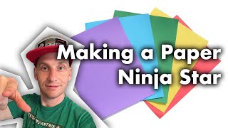 Making a Paper Ninja Star - step by step instructions