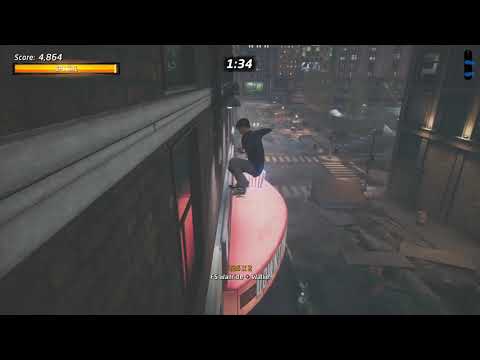 Collect 5 Popcorn Buckets - Downtown Level Park Goal - Tony Hawk's Pro Skater 1 + 2 Remake