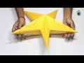 DIY How To Make Star Lantern Kandil For Diwali Christmas Decoration