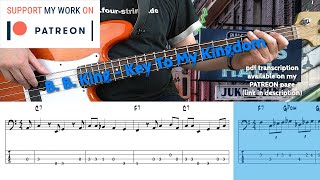 B. B. King - Key To My Kingdom (Bass cover with tabs)