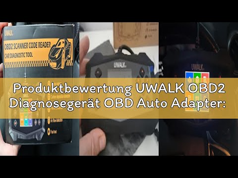 Produktbewertung UWALK OBD2 Diagnosegerät OBD Auto Adapter: EOBD Auto Scanner Motor Diagnose Fehlera