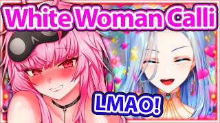 Calli Being Too White and Made Amalee Laugh 【Hololive】
