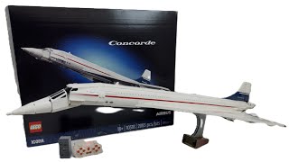 Lego Concorde How to Motorize Lego Icons 10318 Concorde Airbus MOC Unboxing Speed Build RC Mod (4K)
