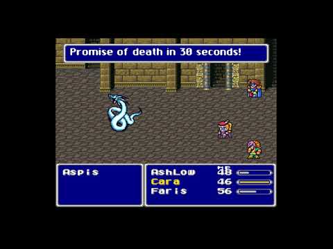 Final Fantasy V Low Level Challenge - Aspis and Machine Head Strategy