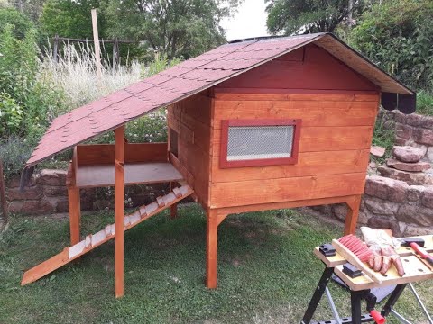 Hühnerstall selbst gebaut.. sehr einfach
