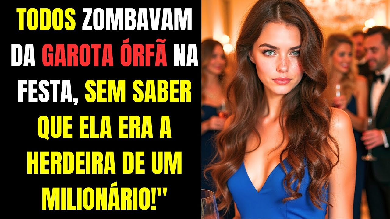 TODOS ZOMBAVAM DA GAROTA ÓRFÃ NA FESTA… MAS NINGUÉM IMAGINAVA SEU SEGREDO