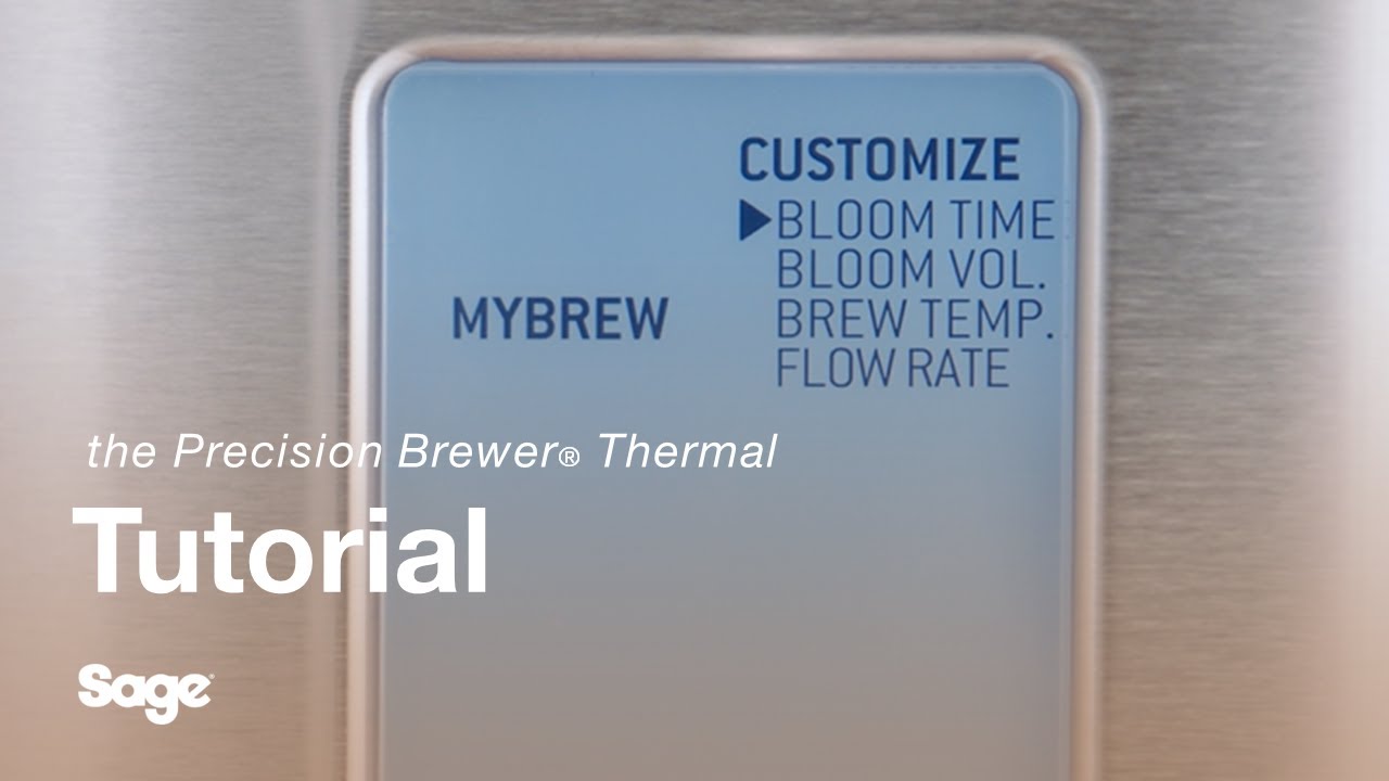 Breville coffee guide tutorial - Customising with the My Brew setting