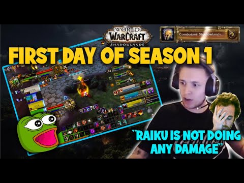 FIRST DAY OF SEASON 1 SHADOWLANDS! 3v3 RMP with Whaazz Raiku and Mehh